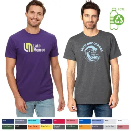 Allmade® Recycled Blend Organic Cotton Soft Adult T-Shirt